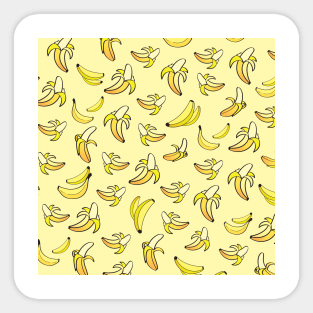 Banana Pattern 2 Sticker